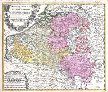 1730 Homann Heirs Map of Belgium and Luxembourg - Geographicus - BelgiumCatholicum-hmhr-1747