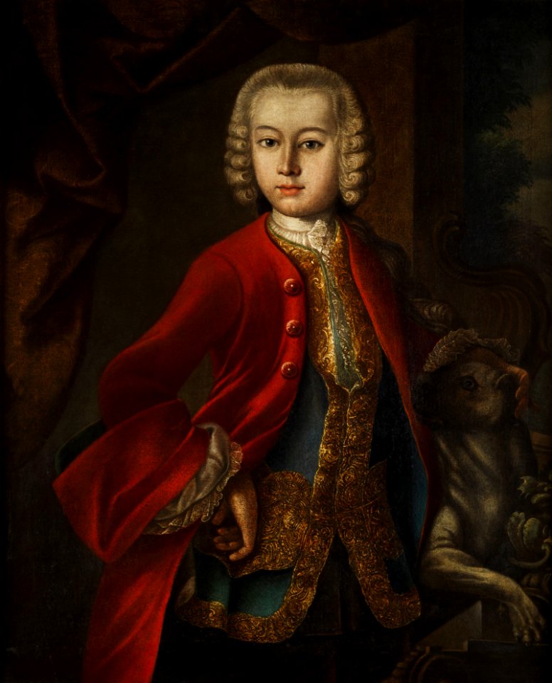 Johann Michael Franz Portrait eines höfischen Knaben