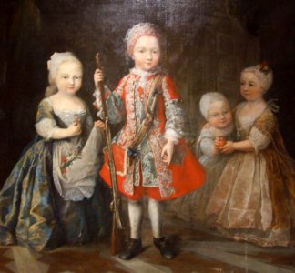 Enfants de Charles-Emmanuel III. Free illustration for personal and commercial use.