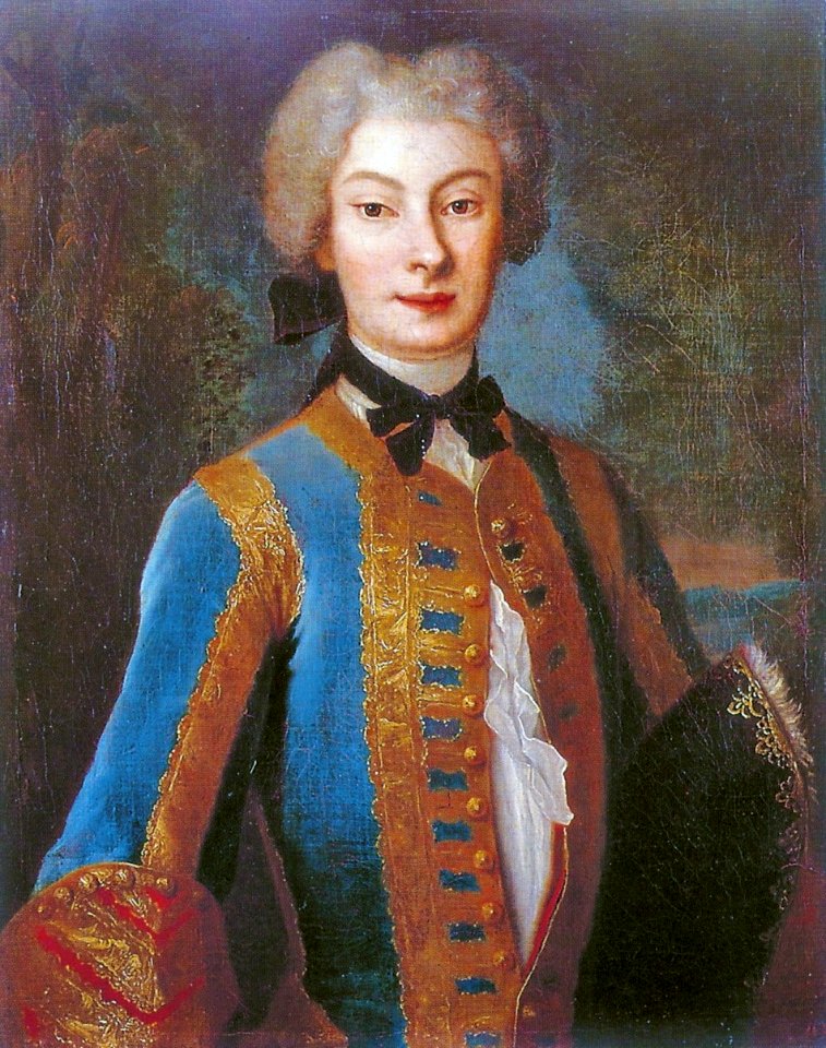Painting of Silvestre Anna Orzelska in riding habit