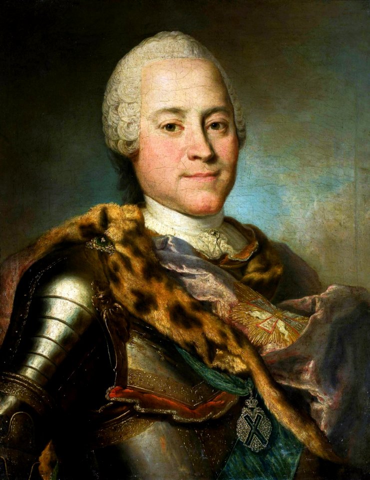 Silvestre Heinrich von Brühl in armor