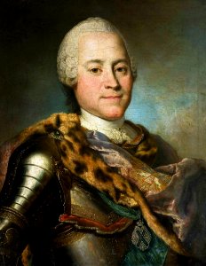 Silvestre Heinrich von Brühl in armor