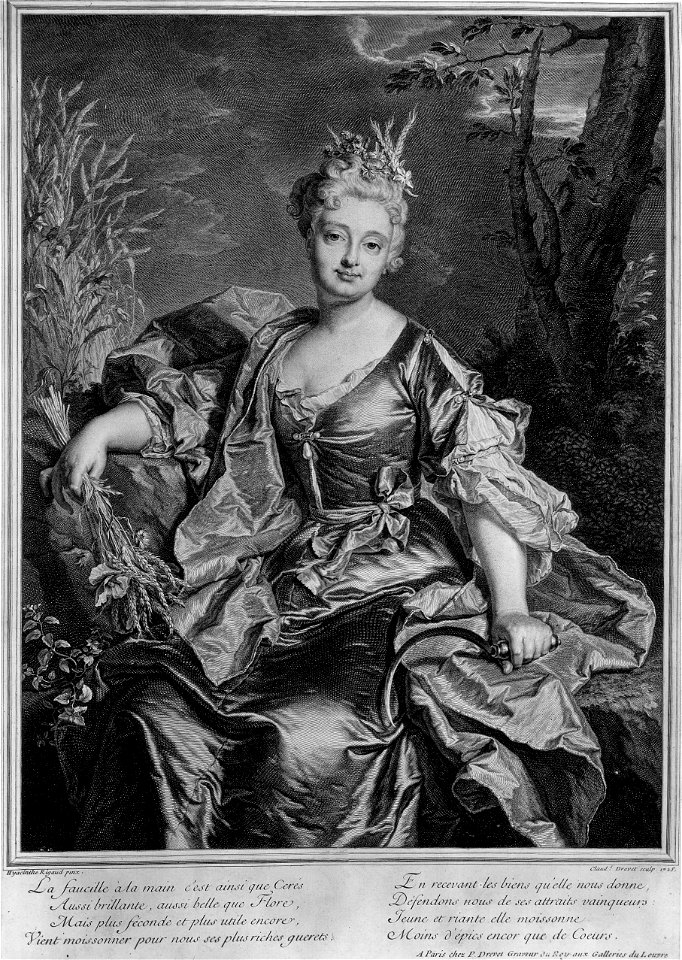 1712 - Marguerite-Henriette de La Briffe (gr. C. Drevet)