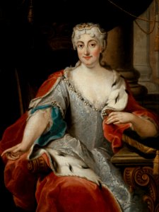 Pier Leone Ghezzi - Portrait of Maria Clementina Sobieska (probably) (ca. 1735) - Google Art Project