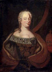 Maria Theresia als Königin von Böhmen 18Jh