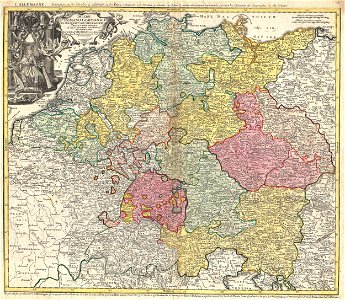 1740 Homann Map of the Holy Roman Empire ( Germanic Empire ) - Geographicus - ImperiiRomanoGerman-homann-1740