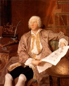 Carl Gustaf Tessin, portrait by Aved