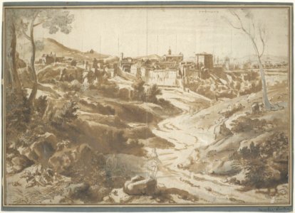Jan Frans van Bloemen - View of Vignanello in the Roman Countryside