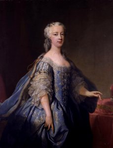 Princess Amelia of Great Britain (1711-1786) by Jean-Baptiste van Loo. Free illustration for personal and commercial use.