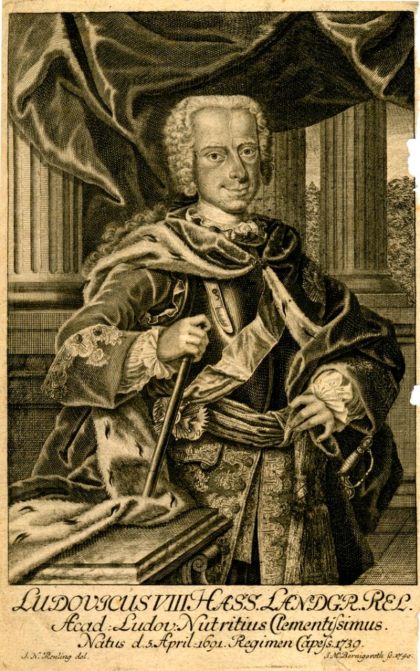 Ludwig VIII von Hessen-Darmstadt 1740