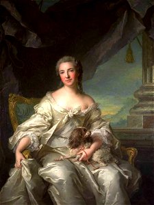 Jean-Marc Nattier - Madame la Comtesse d'Argenson - WGA16452. Free illustration for personal and commercial use.
