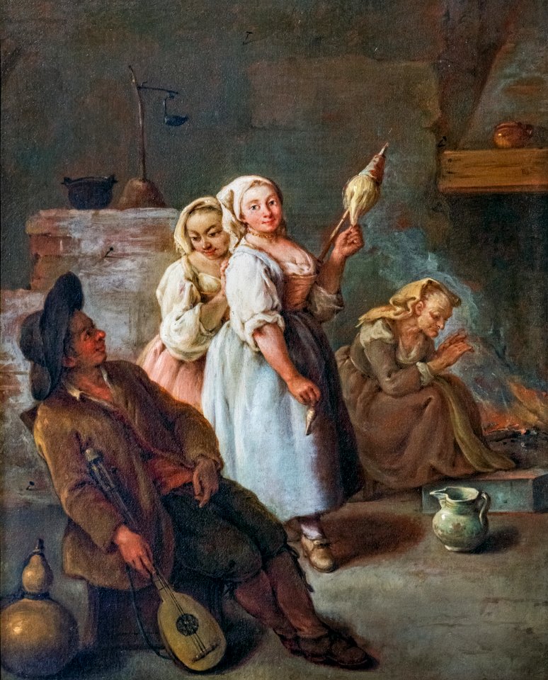 Ca' Rezzonico - La filatrice - Pietro Longhi