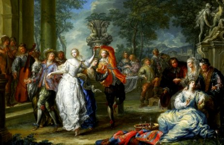 Platzer Merry company in the park