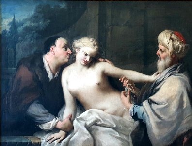 1743 Amigoni Susanna im Bade Gemäldegalerie Kat.Nr. Streit 15 anagoria