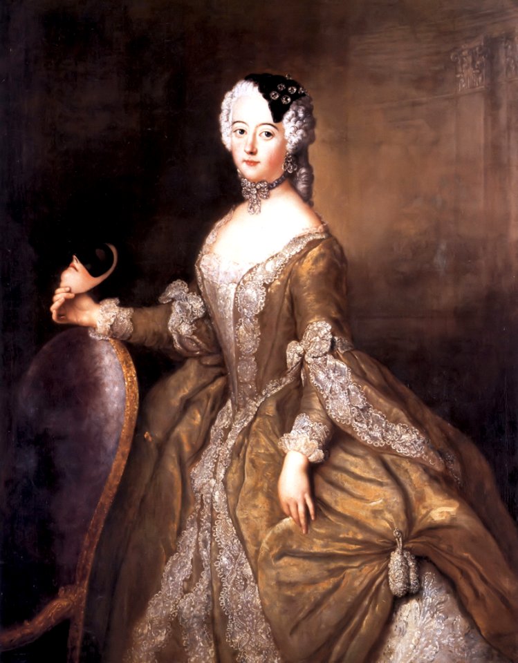 Luise Ulrika of Prussia by Antoine Pesne- 1744 ca