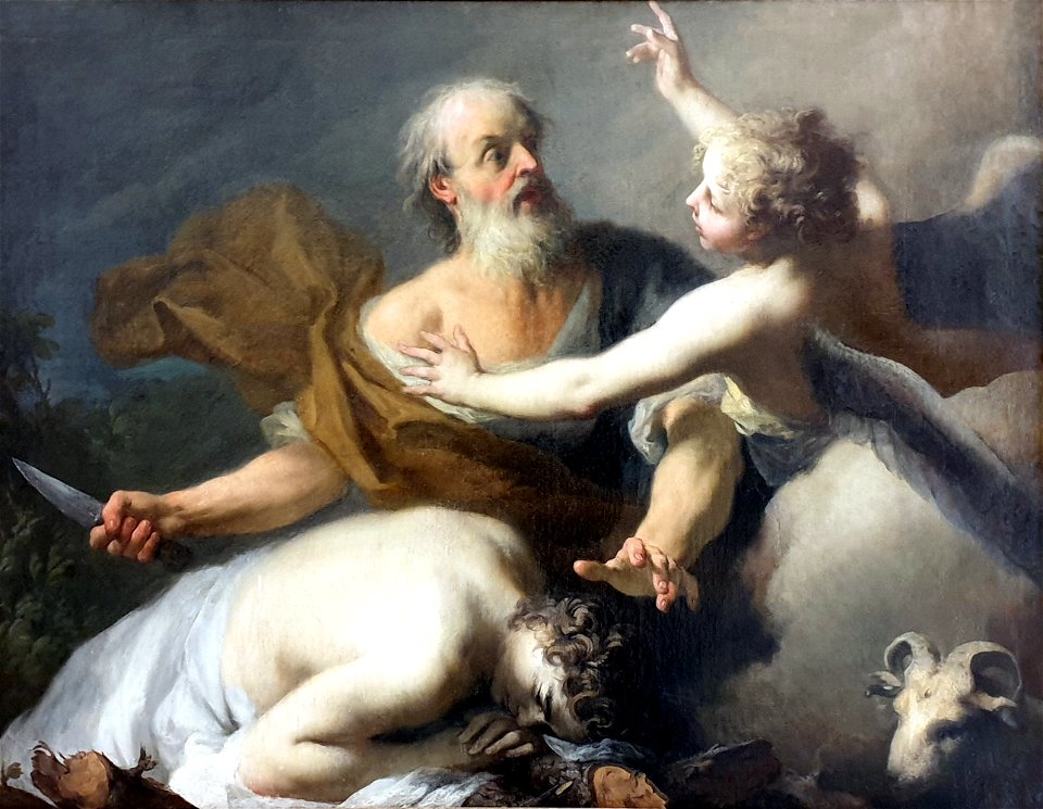 1743 Amigoni Das Abrahamsopfer Gemäldegalerie Kat.Nr. Streit 16 anagoria