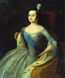 Anna Leopoldovna by L.Caravaque (c.1740, Russian museum). Free illustration for personal and commercial use.