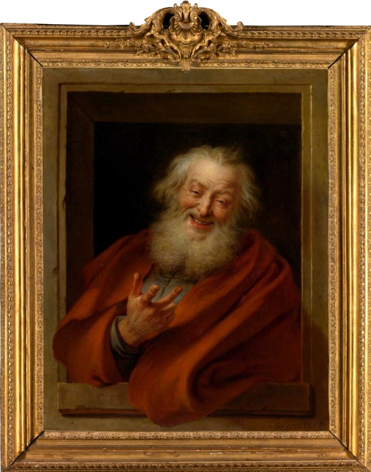 Charles-Antoine Coypel - Cheerful Democritus