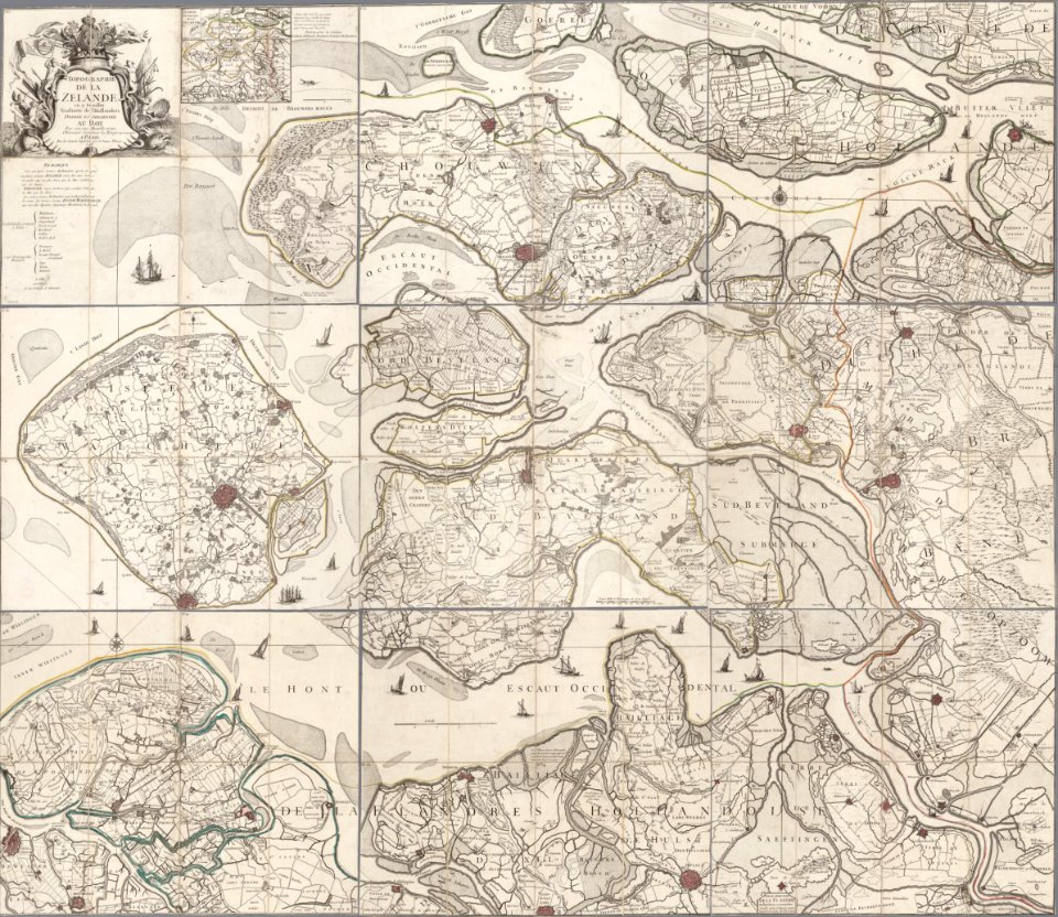 1748 Topo graphy le Rouge