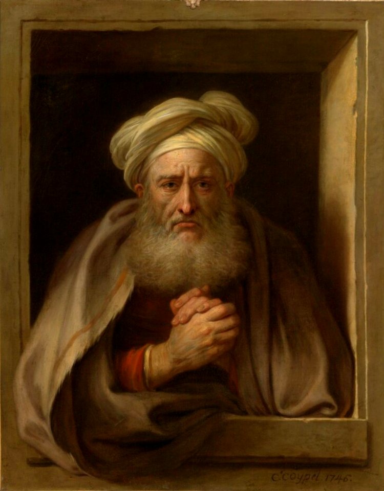 Charles-Antoine Coypel - The Sorrowful Heraclitus