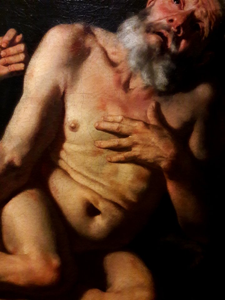 Traversi Job mocked by his wife (detail) 03