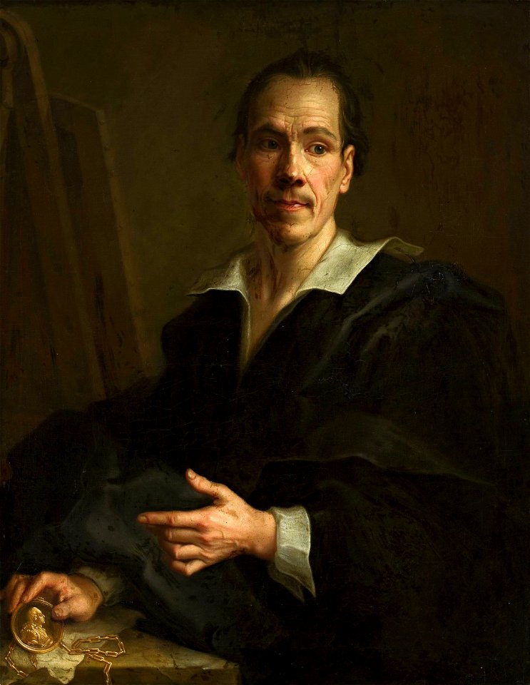 Seybold Self-portrait with a medallion