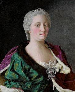 Jean-Étienne Liotard - Maria Theresia van Oostenrijk 2. Free illustration for personal and commercial use.