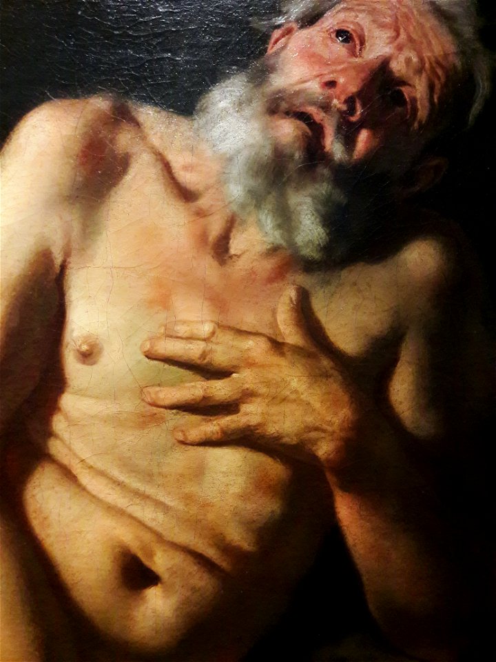 Traversi Job mocked by his wife (detail) 04