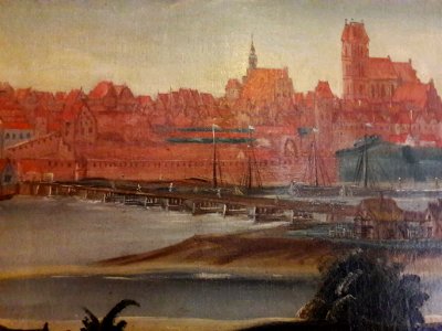Anonymous View of Toruń from south (detail) 02