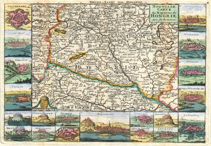 1747 La Feuille Map of Hungary - Geographicus - Hongrie-lafeuille-1747