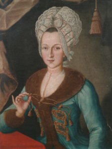 Portrait der Frau Ebner, geborene Schusterschitz, 2. Hälfte 18. Jahrhundert