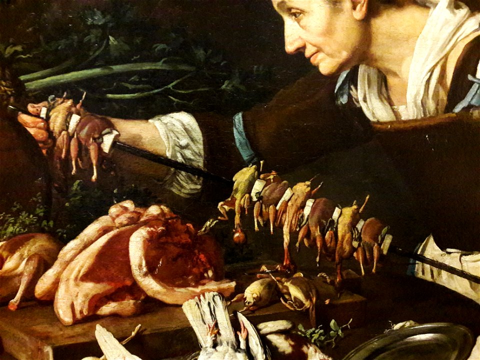 Briglia Old cook with a spit (detail) 02