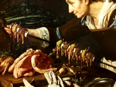 Briglia Old cook with a spit (detail) 02