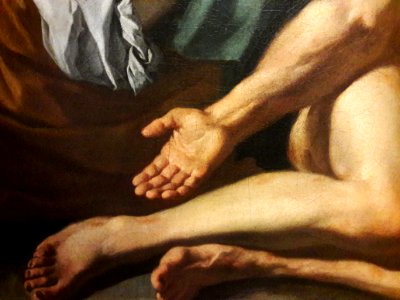 Traversi Job mocked by his wife (detail) 02