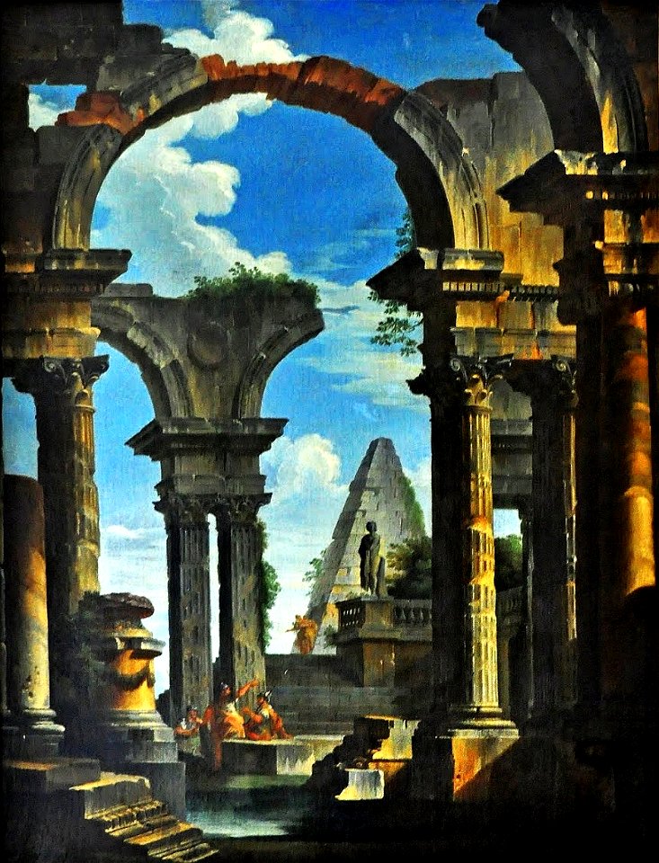 Pannini Roman ruins