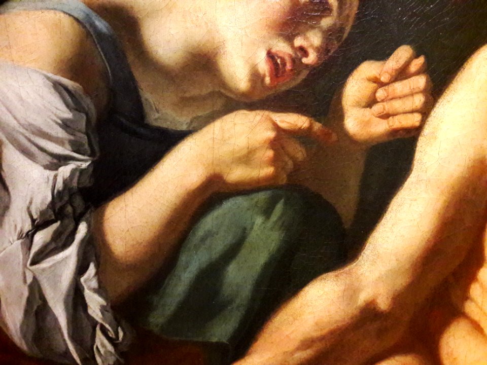 Traversi Job mocked by his wife (detail) 01
