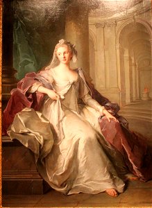 Madame Henriette de France as a Vestal Virgin (c. 1749) by Jean-Marc Nattier. Free illustration for personal and commercial use.