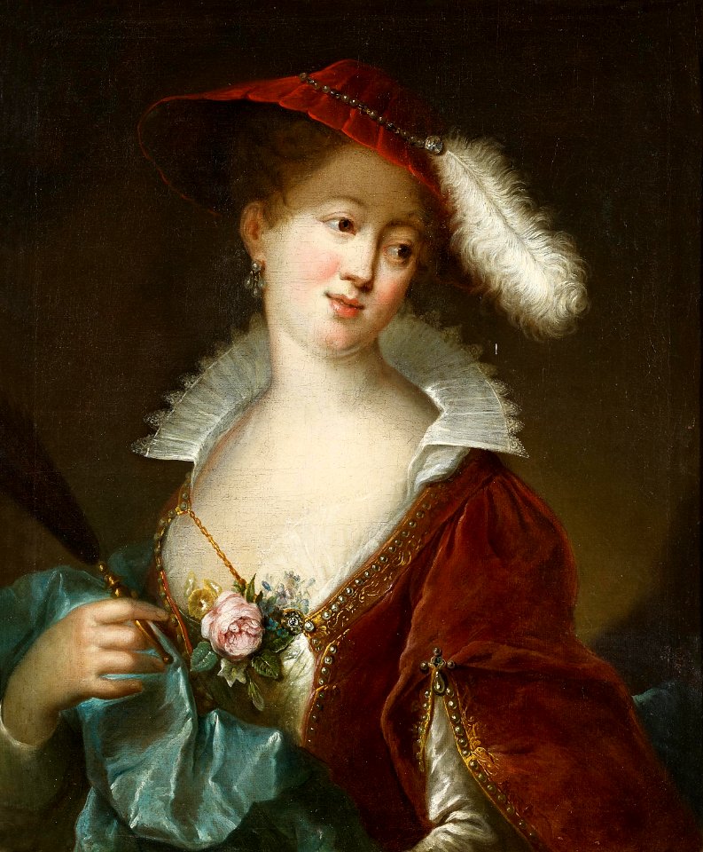 Thomas Huber Porträt einer Edeldame