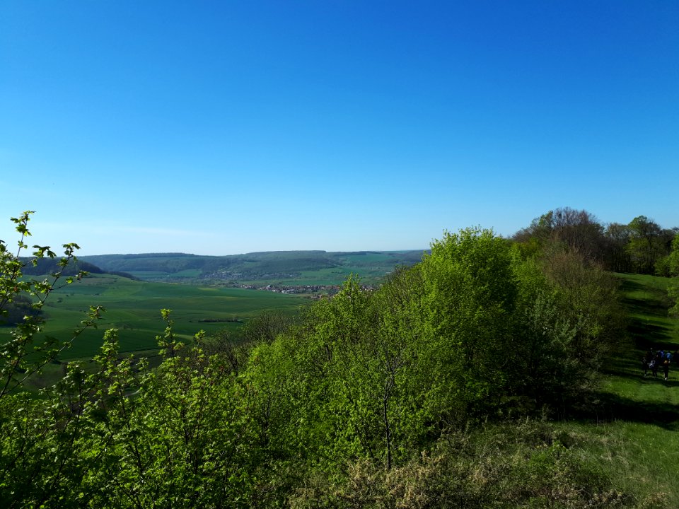 Blick ins Saaletal nach Porstendorf vom Alten Gleisberg