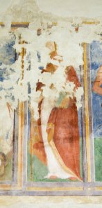 Ambito orvietano sec. XVI, Santo vescovo con mitria e pastorale, Todi
