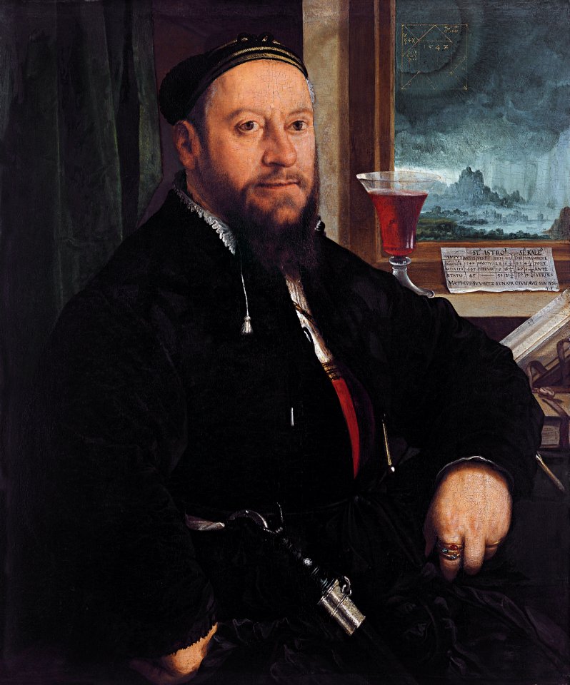 Christoph Amberger - Portrait of Matthäus Schwarz - WGA0257