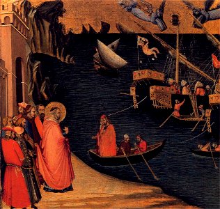 Ambrogio lorenzetti, scene della vita di san nicola 02