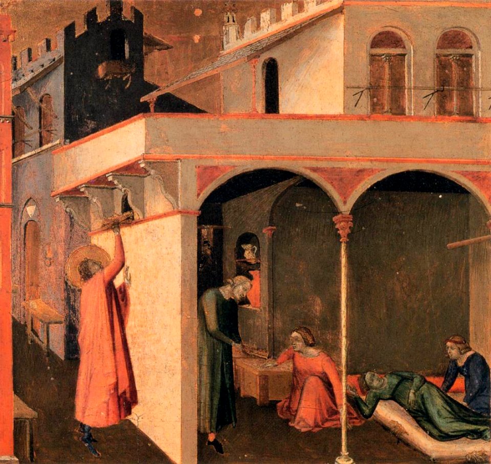 Ambrogio lorenzetti, scene della vita di san nicola 03