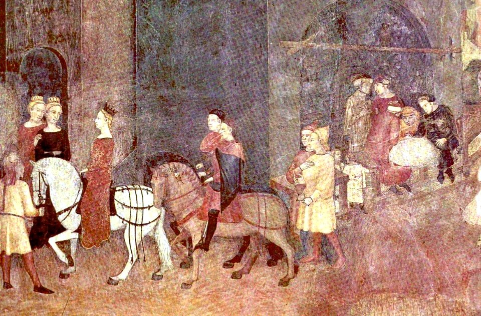Ambrogio Lorenzetti Allegory of Good Govt left