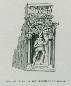 Ambo, or pulpit, of the church of St George - Texier Charles - 1864