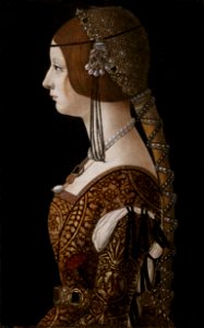 Ambrogio de Predis - Bianca Maria Sforza - Google Art ProjectFXD