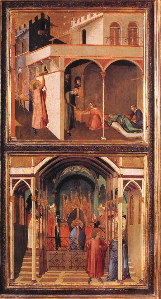 Ambrogio lorenzetti, storie di san nicola 02 1332