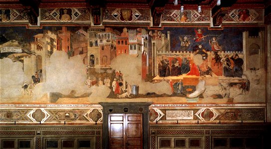 Ambrogio Lorenzetti - Bad Government and the Effects of Bad Government on the City Life - WGA13499