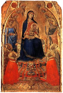Ambrogio Lorenzetti - Small Maestà - WGA13477
