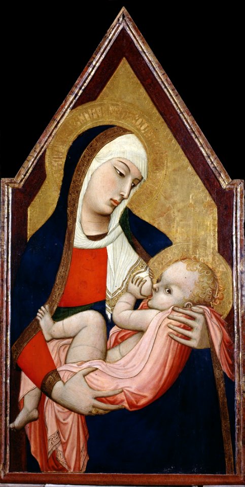 Ambrogio Lorenzetti - Madonna of Milk - Google Art Project